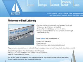 Boat Lettering Dublin