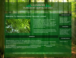 Glenmore Forestry Services Kerry - Myit website design and hosting client