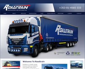 Roadtrain Logistics Dublin - myit website client