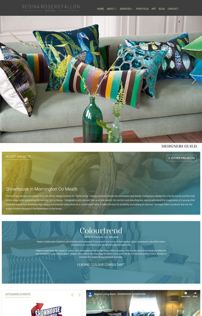 regina rogers fallon web design